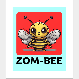 Zom-Bee | Bee Pun Posters and Art